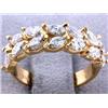 Image 2 : 14k Yellow Gold Diamond Ring