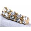 Image 3 : 14k Yellow Gold Diamond Ring