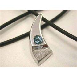 Leather and Sterling Silver Necklace