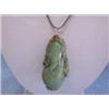 Image 2 : Silver Necklace with Jade Pendant