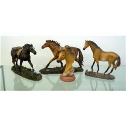 Lot-4 Small Horse Statues