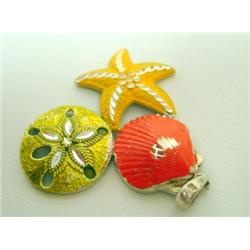 Sterling Silver Shell Charms