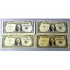 Image 2 : Lot- $1 & $2 Silver Certificates Blue,Red,Green