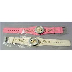 Lot-2 New Betty Boop Watches 1 White 1 Pink