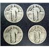 Image 1 : Lot-(4) Standing Liberty Silver Quarters