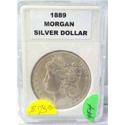 1889-P Morgan Silver Dollar PCGS MS-64 Photo Grade