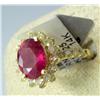Image 3 : 14kt YELLOW GOLD RUBY RING 4.2 GR. GLA  +$16K