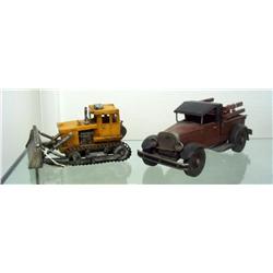 Bulldozer,Truck & Plane