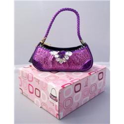 Jackie Design Small Purple Jewelry Display Purse