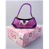 Image 1 : Jackie Design Small Purple Jewelry Display Purse