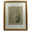 Image 1 : DOG PRINT IN FRAME - SIGNED - Signed Leslie Ann '9