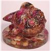 Image 1 : 520 CT. PINK SAPPHIRE GOLDFISH STATUE