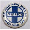 Image 1 : VINTAGE SANTA FE RAILROAD NAVAJO TRIBAL FAIR CELLU
