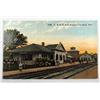 Image 1 : VINTAGE TRAIN DEPOT / RAILROAD PHOTO POSTCARD - CO