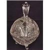 Image 1 : VINTAGE BLEIKRISTALL  CRYSTAL CANDY DISH W/ LID -