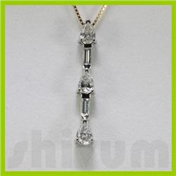 Genuine 0.84ctw Diamond Necklace 14k Gold 1.52g