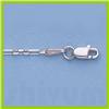 Image 1 : Genuine 16" 14kt Italian Gold-Yellow or White 1.5mm, Figaro Rolo Chain :2.9gr
