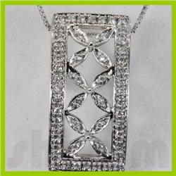 Genuine 0.26ctwDiamond Necklace 14K Gold 2.31g