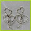 Image 1 : Genuine 1.610 ctw Diamond Earring 18k Gold-White