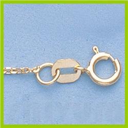 Genuine 16" 14kt Italian Gold-Yellow or White 1.2mm, D/C  Boston Chain Gauge:030, 1.6gr