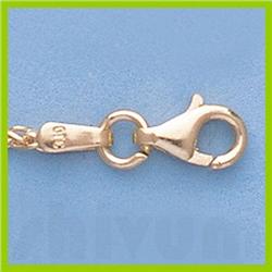 Genuine 16" 14kt Italian Gold-Yellow or White 1.5mm, Wheat Chain Gauge:040, 4.8gr