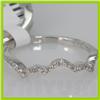 Image 3 : Genuine 0.7ctwPrincess cut Diamond Ring14kt White Gold