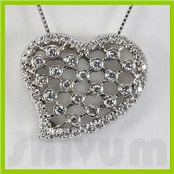 Genuine 0.6ctw Diamond Necklace 14K Gold 3.45g