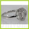 Image 2 : Genuine 0.5 ctw Diamond Ring 14K White Gold