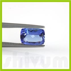 Genuine Natural 2.65 ctw Tanzanite Cushion Cut AAA 7x9mm