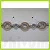 Image 2 : Genuine 2.52ctw Diamond Bracelet 14K Two Tone Gold  