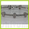 Image 2 : Genuine 1.81ctw Diamond Bracelet 14K White Gold 