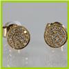 Image 1 : Genuine 0.21 ctw Diamond Earring 18kt Gold-Yellow 