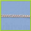 Image 2 : Genuine 16" 14kt Italian Gold-Yellow 2.2mm, Rhod Figaro Chain Gauge:060, 4.2gr