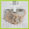 Image 1 : Genuine 1.26 ctw 2 Tone Diamond Ring 18kt Gold 