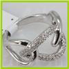 Image 3 : Genuine 0.39 ctw 18k Diamond White Gold Ring 