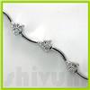 Image 1 : Genuine 1.01 ctw 14K Diamond Studded Fashion Bracelet HI I1