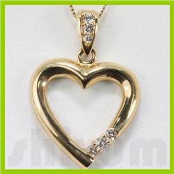 Genuine 0.24 ctw Diamond Necklace 14K Gold 4.03g