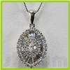 Image 1 : Genuine 1.09ctw Diamond Necklace 14k Gold 3.36g