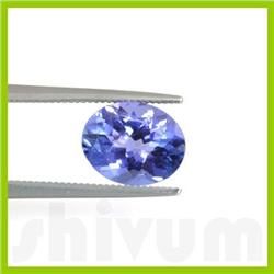 Genuine Natural 2.53 ctw Tanzanite Oval Cut AAA 8x10mm