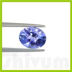 Genuine Natural 2.12 ctw Tanzanite Oval Cut AAA 8x10mm