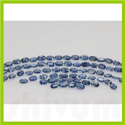 Natural Light Blue Sapphire Oval Cut 3x5mm 60 pcs per lot 16.93ctw @10USD/ct