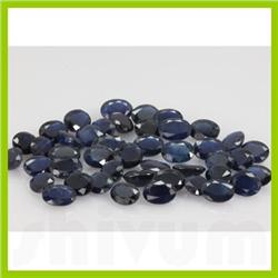 Natural Dark SapphireOval Cut6x8mm41 pcs per lot70.36ctw @ 4USD/ct