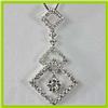 Image 1 : Genuine 0.76 ctw Diamond Pendant 18kt Gold-White