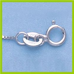 Genuine 16" 14kt Italian Gold-Yellow or White 0.7mm, Box Chain Gauge:12, 1.6gr