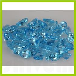 Natural Blue Topaz Pear Cut 7x9mm 115.82ctw @2.5 USD/ct