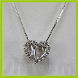 Genuine 0.57ctw Diamond Necklace 14k Gold 1.47g