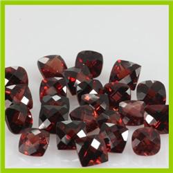 Natural Red Garnet Square Cushion Cut AAA 7x7mm 17 pcs per lot 29.1ctw @ 10USD/ct