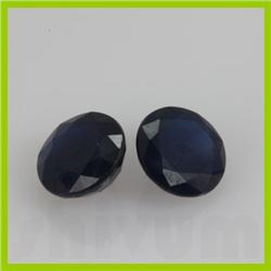 Natural Mice Blue Sapphire Round Cut 8x8mm 2 pcs per lot 4.32ctw @ 200USD/ct