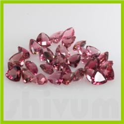 Natural Pink TourmalineTrillion Cut 6x6mm 9 pcs per lot57.1ctw @ 35USD/ct 