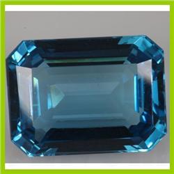 Natural Blue TopazEmerald Cut1 pc per lot31.44ctw @2.5 USD/ct